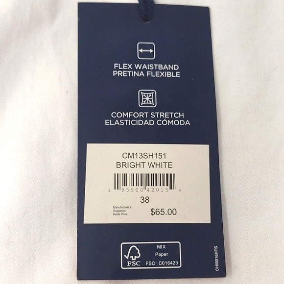 Chaps Men's Coastland Wash Flat Front Short - Picture 12 of 12